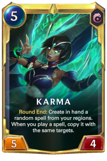Leveled Karma Card