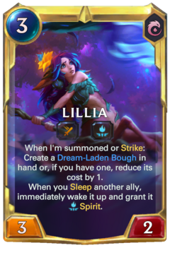 Leveled Lillia Card