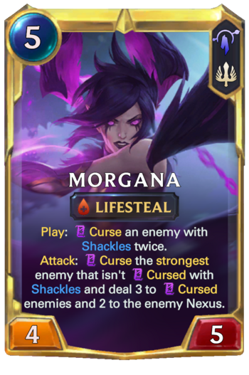 Leveled Morgana Card
