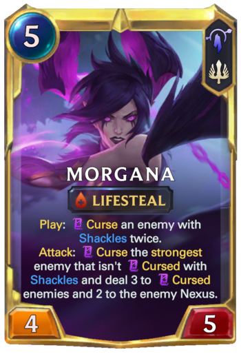 Leveled Morgana Card