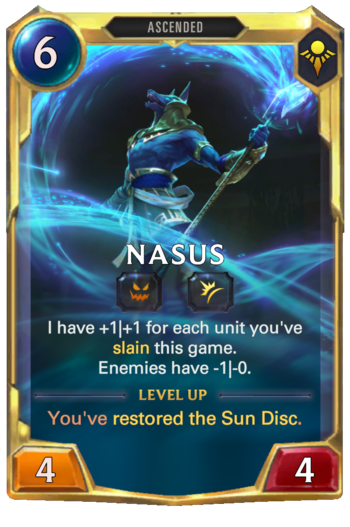 Leveled Nasus Card