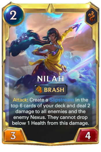 Leveled Nilah Card
