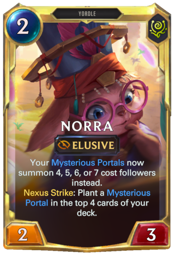 Runtera Card Leveled Norra :: Legends of Runeterra Card :: RuneterraFire