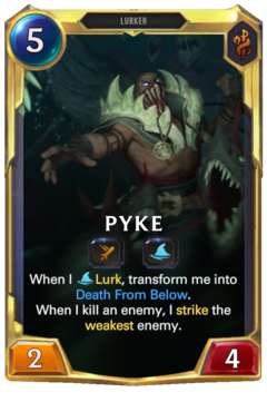 Leveled Pyke Card