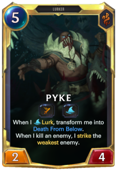 Leveled Pyke Card