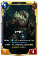 Leveled Pyke Card