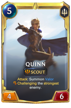 Leveled Quinn Card