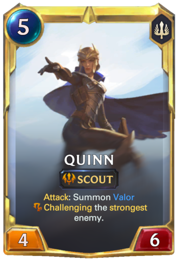Leveled Quinn Card