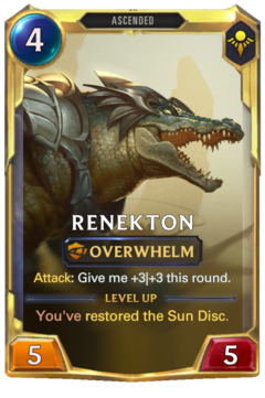 Leveled Renekton Card