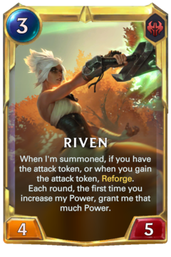 Leveled Riven Card