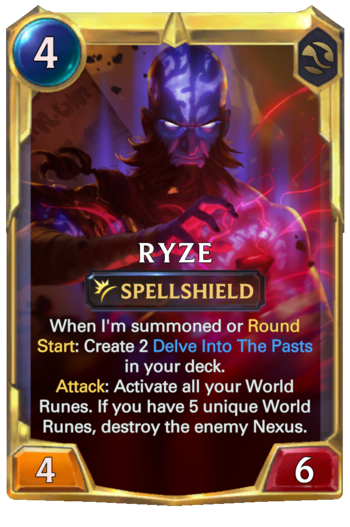 Leveled Ryze Card