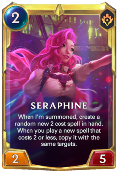 Leveled Seraphine Card