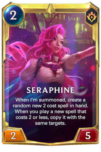 Leveled Seraphine Card