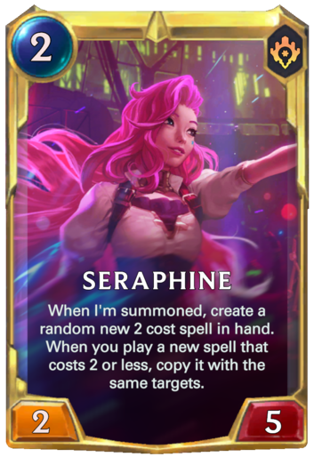 Runtera Card Leveled Seraphine :: Legends of Runeterra Card :: RuneterraFire