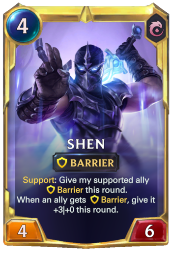 Leveled Shen Card