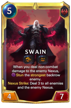 Leveled Swain Card