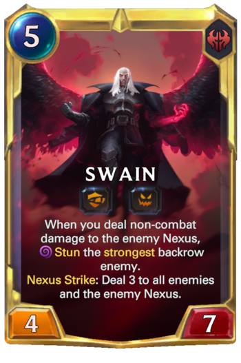 Leveled Swain Card