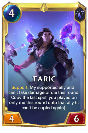 Leveled Taric Card