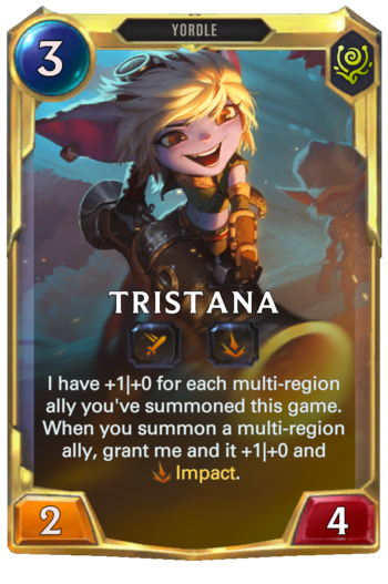 Leveled Tristana Card