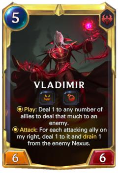 Leveled Vladimir Card