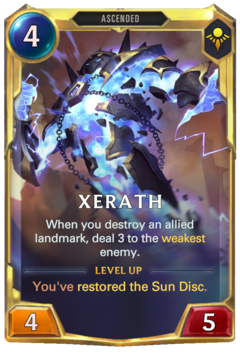 Leveled Xerath Card