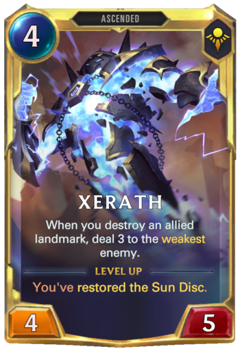 Leveled Xerath Card