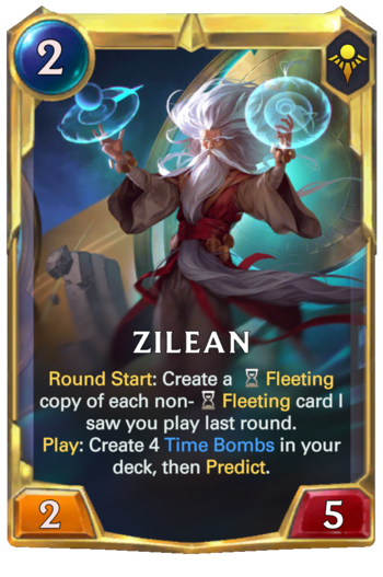 Leveled Zilean Card