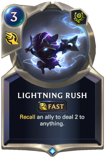 Lightning Rush Card