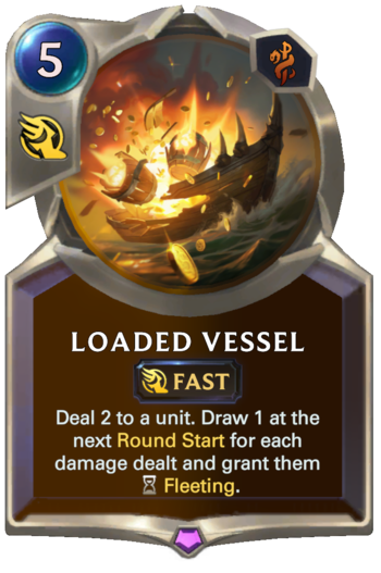 Loaded Vessel Card