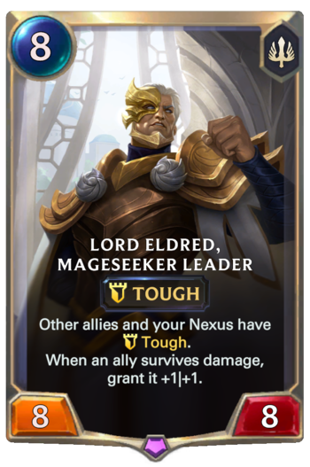 Lord Eldred, Mageseeker Leader Card