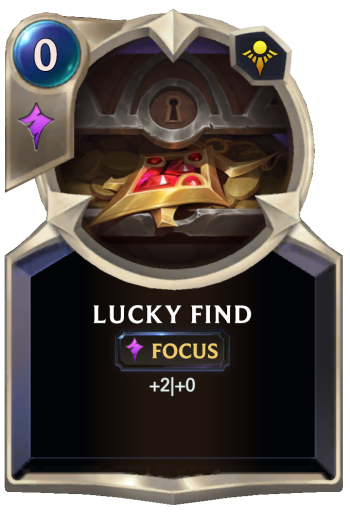 Lucky Find Card