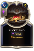 Lucky Find Card