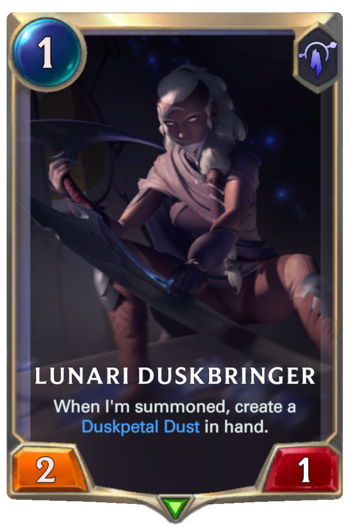 Lunari Duskbringer Card