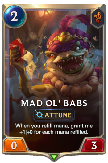 Mad Ol' Babs Card