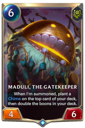 Maduli, The Gatekeeper Card