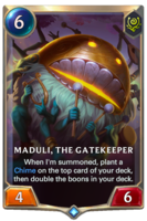 Maduli, The Gatekeeper Card