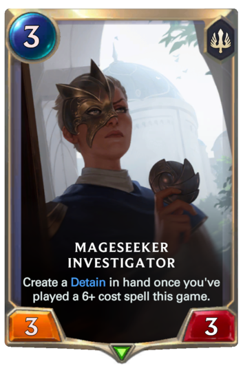 Mageseeker Investigator :: Legends of Runeterra Card :: RuneterraFire