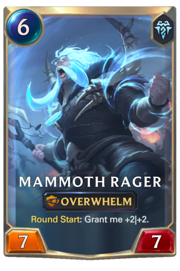 Mammoth Rager Card