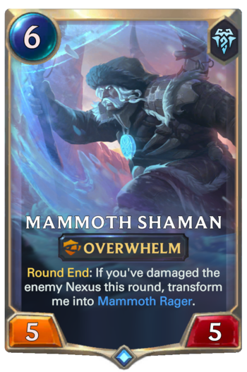 Mammoth Shaman Card