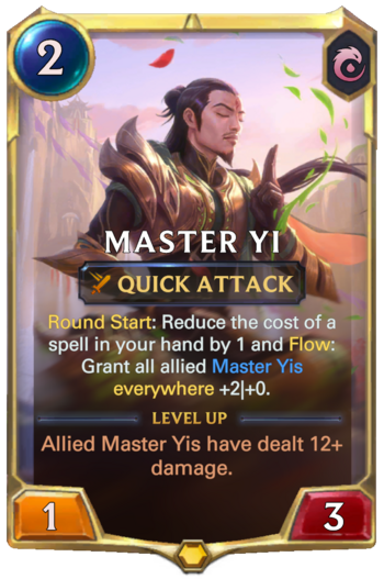 Master Yi Card