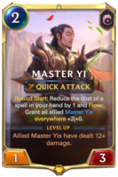 Master Yi Card