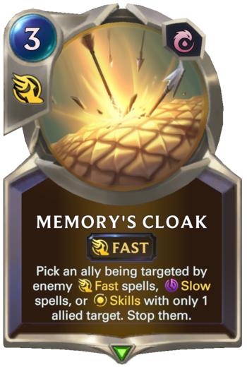 Memory's Cloak Card
