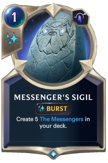 Messenger's Sigil Card