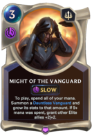 Might of the Vanguard Card