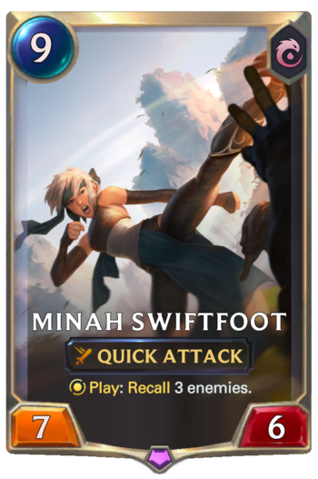 Minah Swiftfoot Card
