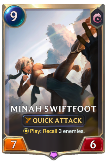 Minah Swiftfoot Card