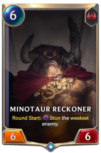 Minotaur Reckoner Card
