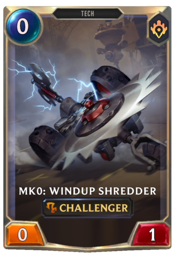 Mk0: Windup Shredder Card