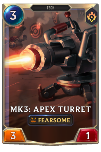 Mk4: Apex Turret :: Legends of Runeterra Card :: RuneterraFire