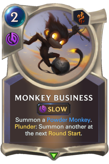 Monkey Business Card
